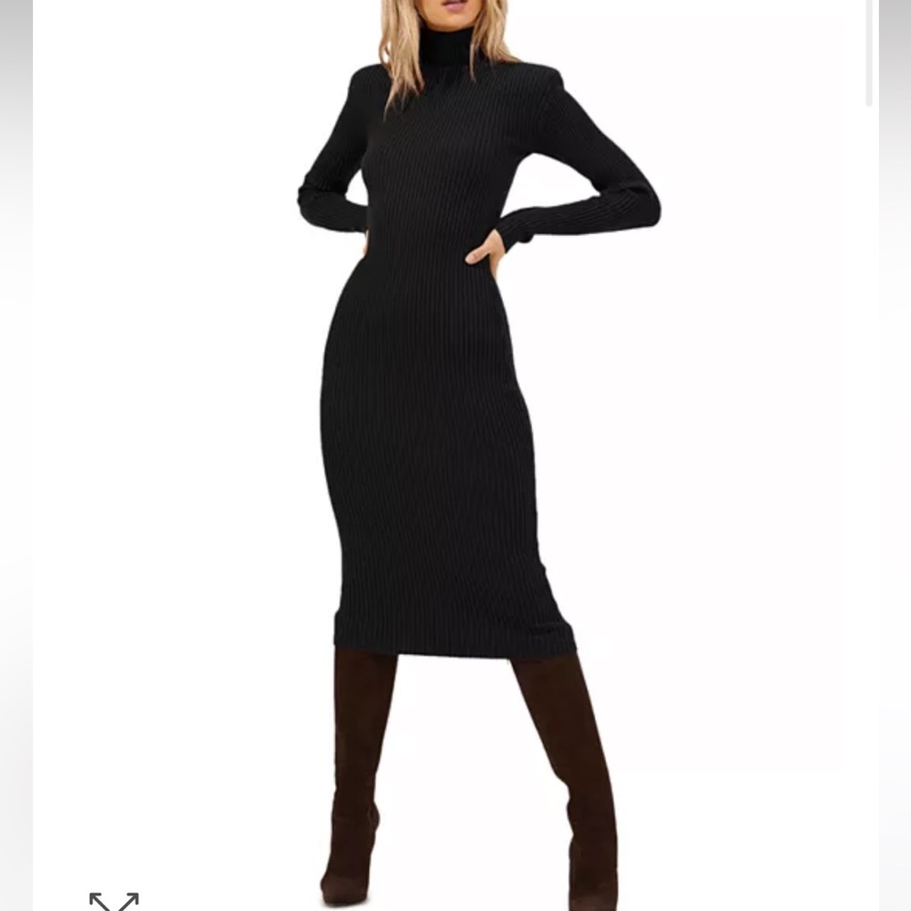 Pretty Guide turtleneck sweater dress - Small